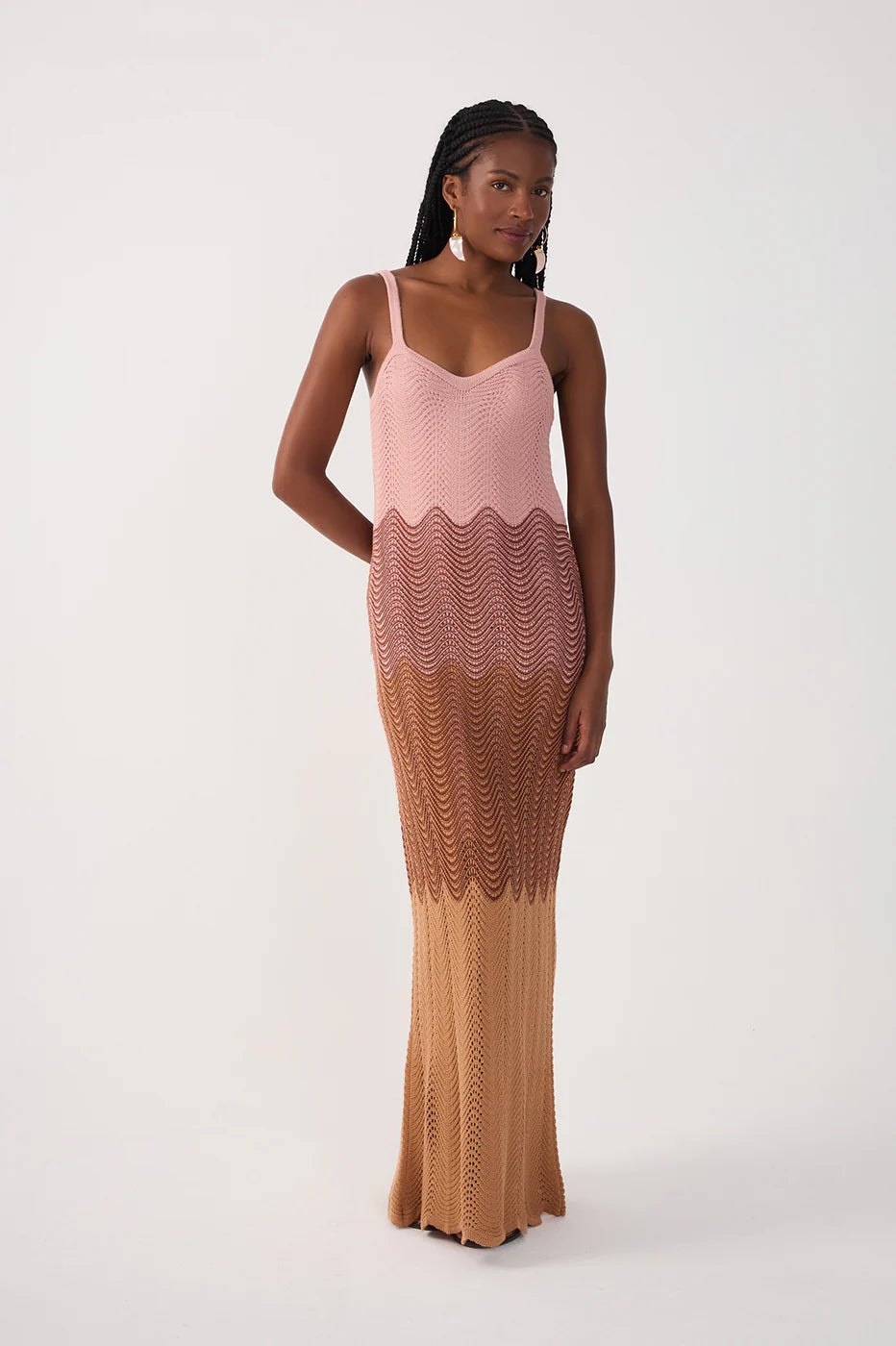 DUNES CROCHET MAXI DRESS (MULTI) - DRESS TO
