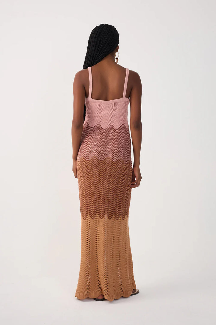 DUNES CROCHET MAXI DRESS (MULTI) - DRESS TO