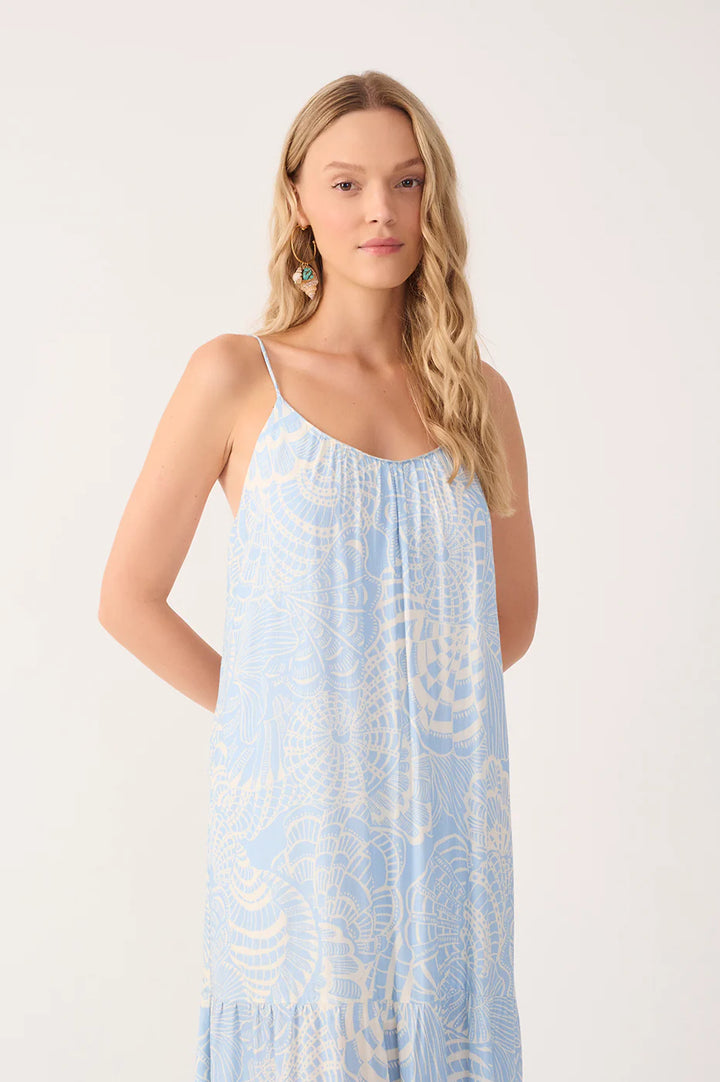 TIERED MAXI DRESS (OFF WHITE CRISTALINA) - DRESS TO