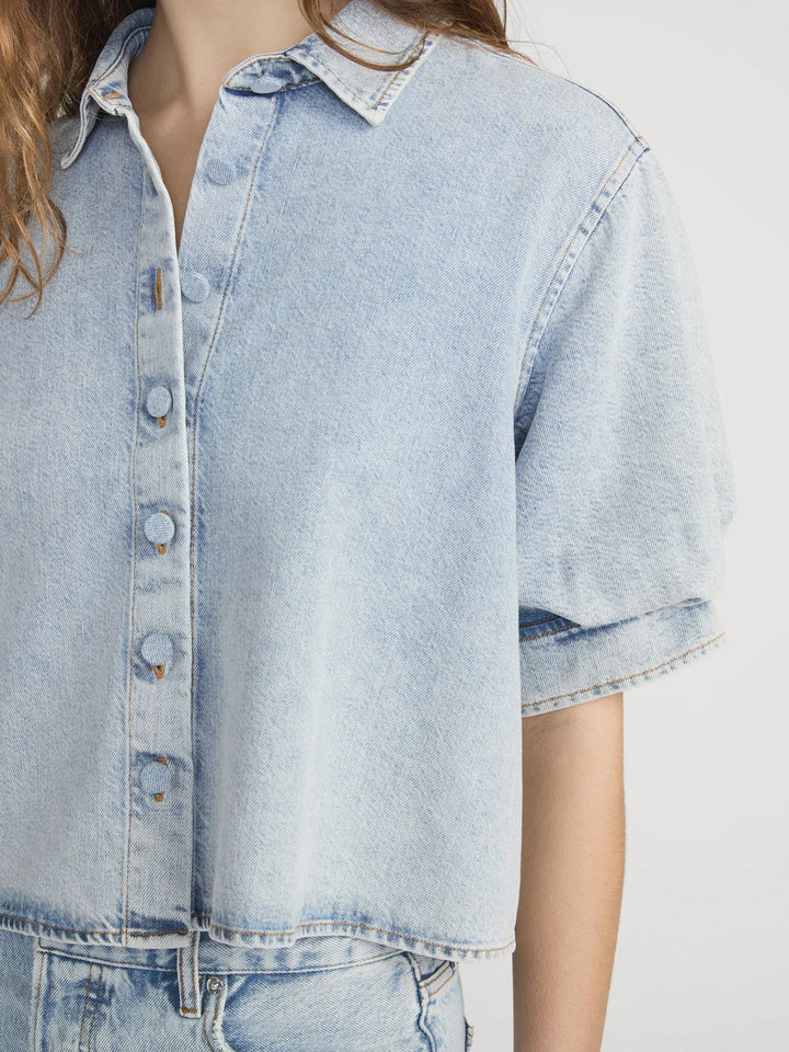 THE BILLOW SLEEVE SHIRT (PUFFIN) - FRAME