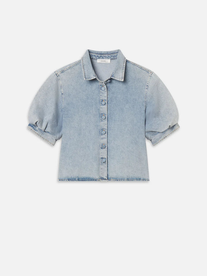 THE BILLOW SLEEVE SHIRT (PUFFIN) - FRAME