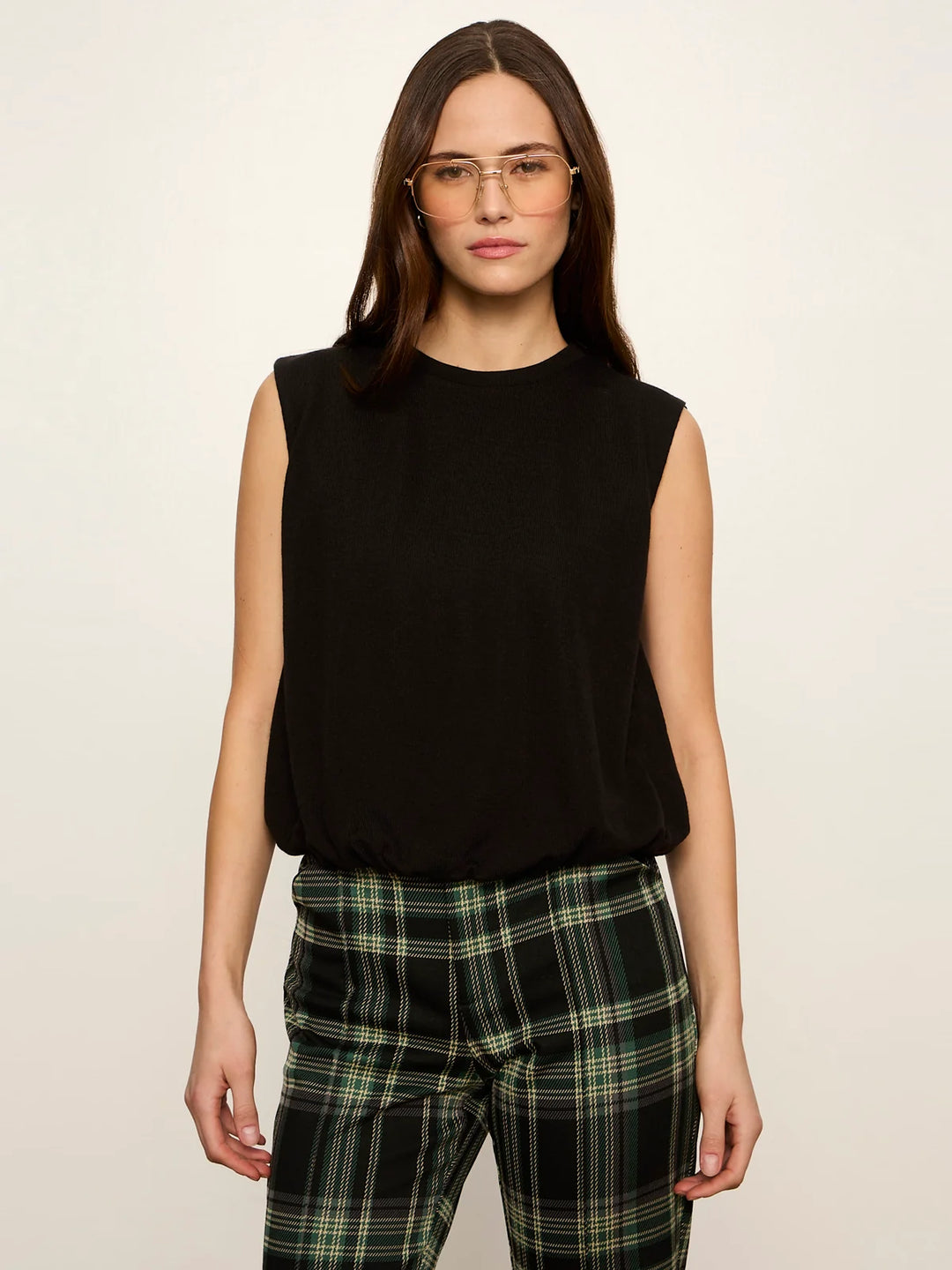 QUINN BUBBLE SHELL (BLACK) - SANCTUARY