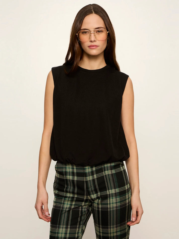 QUINN BUBBLE SHELL (BLACK) - SANCTUARY