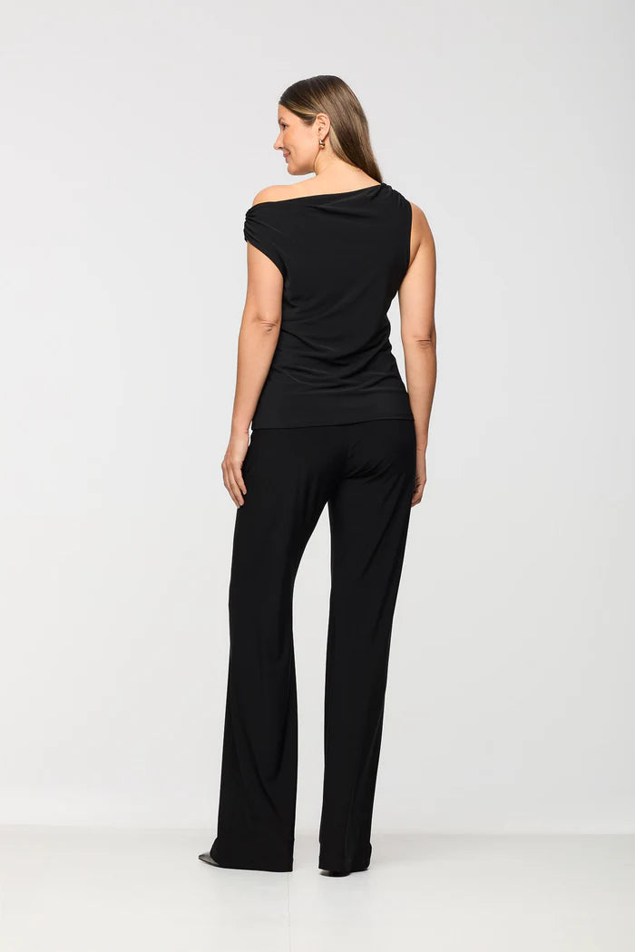 LUXE JERSEY ON/OFF SHOULDER TOP (BLACK) - BRENDA BEDDOME