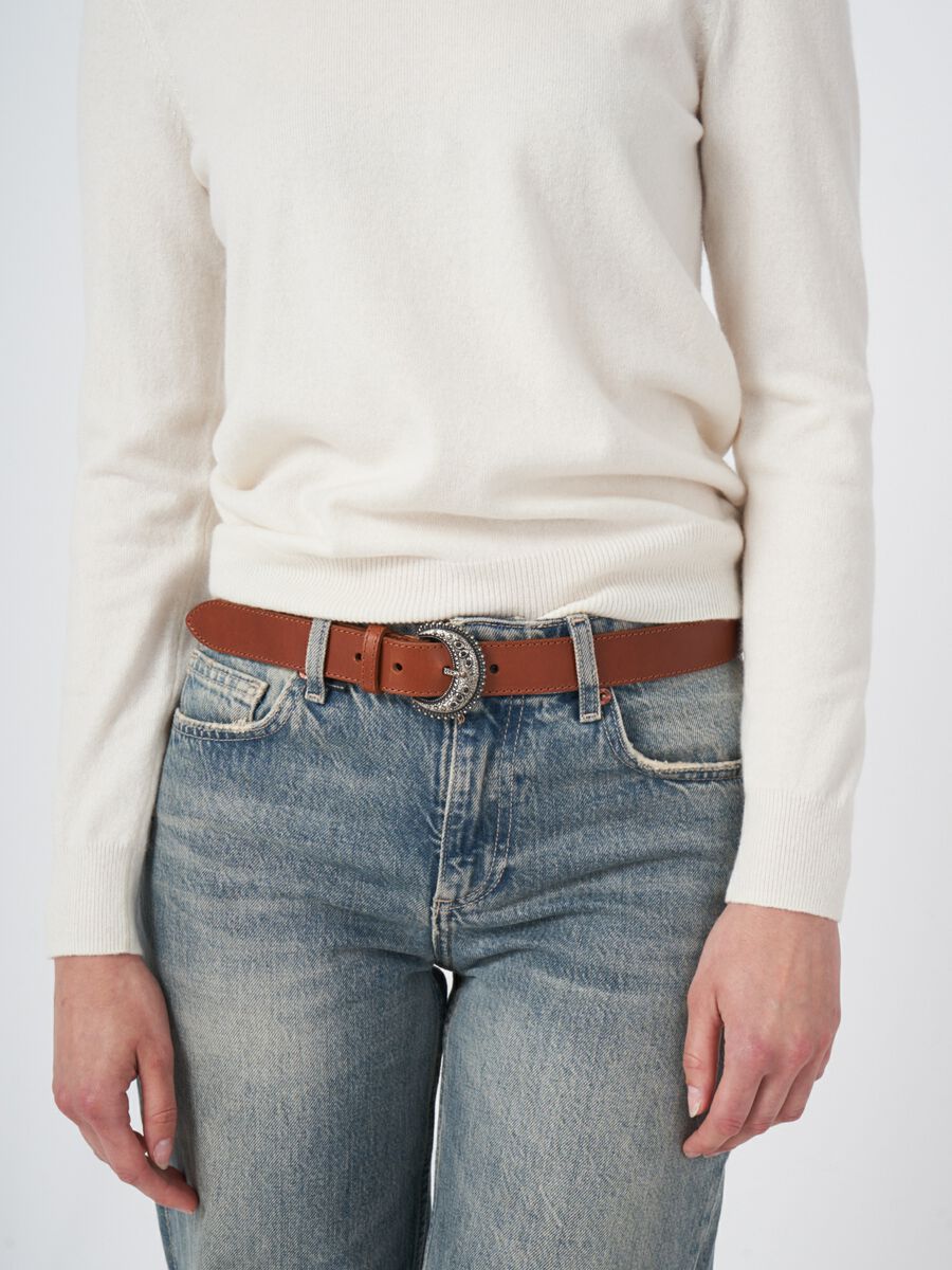 EVERYDAY ROUND NECK CASHMERE SWEATER (CREAM) - REPEAT