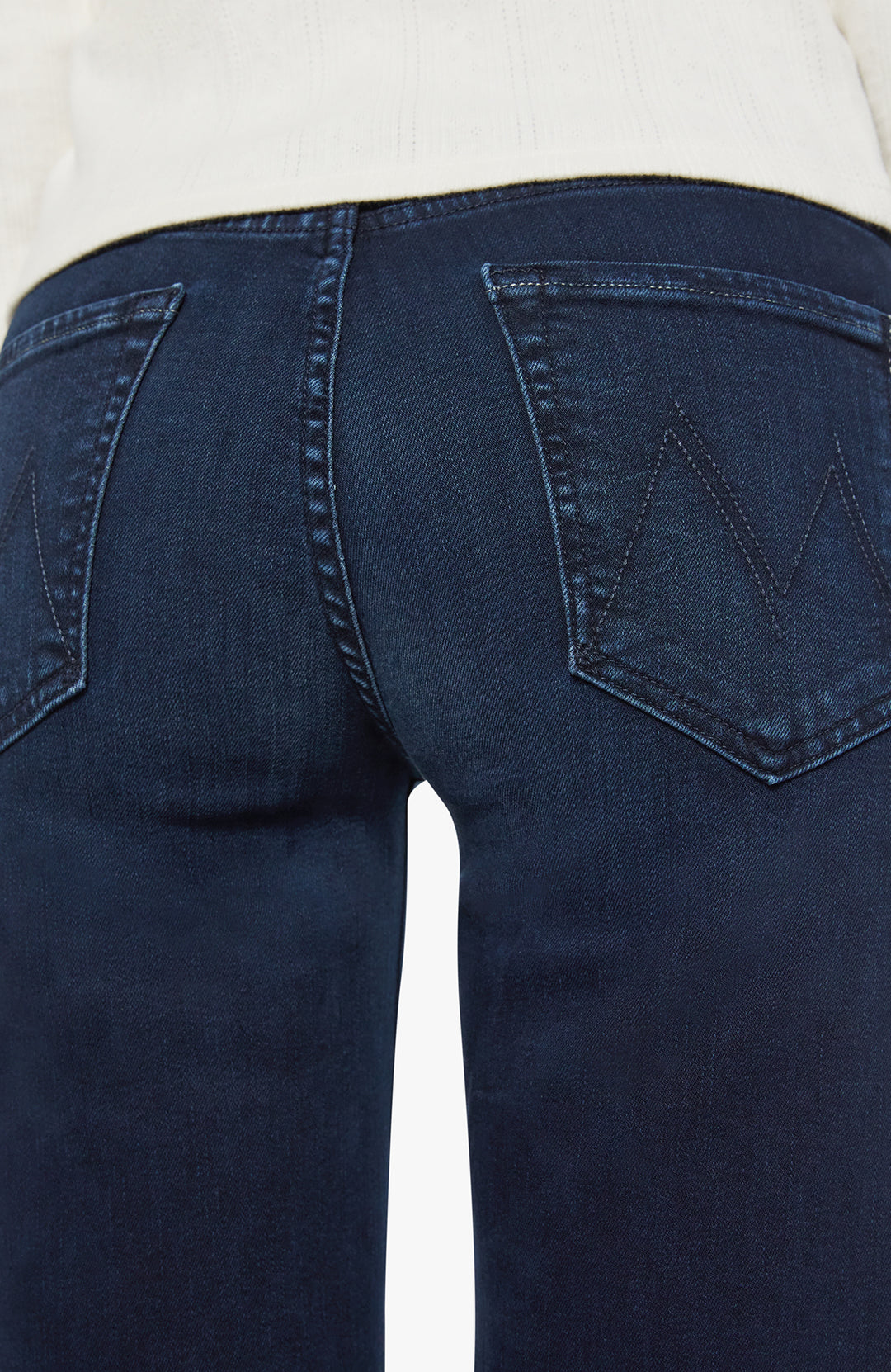 THE MID RISE RAMBLER ZIP ANKLE (CHIP ON MY SHOULDER) - MOTHER