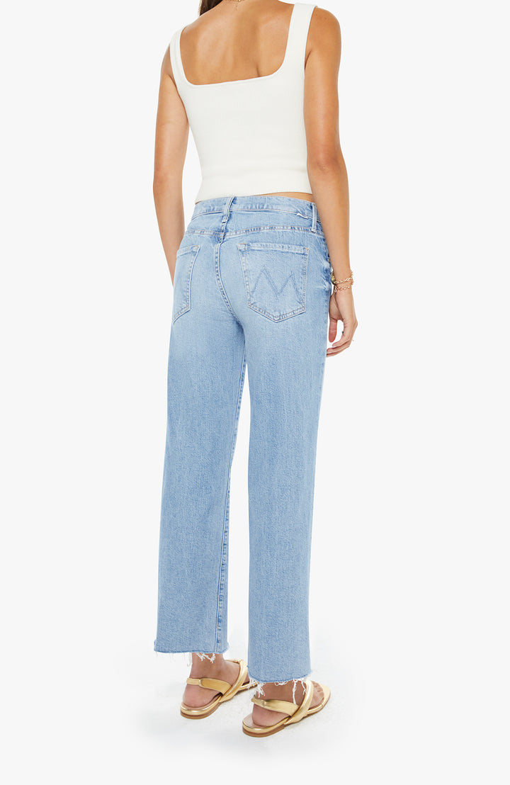 THE MID RISE RAMBLER ZIP ANKLE FRAY (COMEBACK KID) - MOTHER