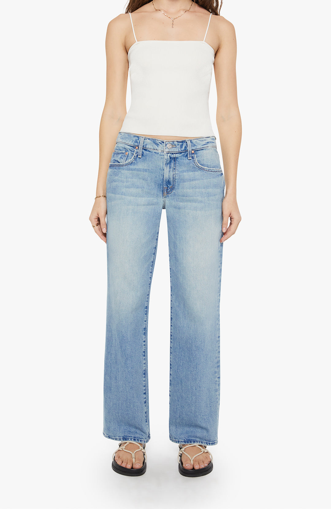 THE MID RISE RAMBLER ZIP SKIMP (I CONFESS) - MOTHER