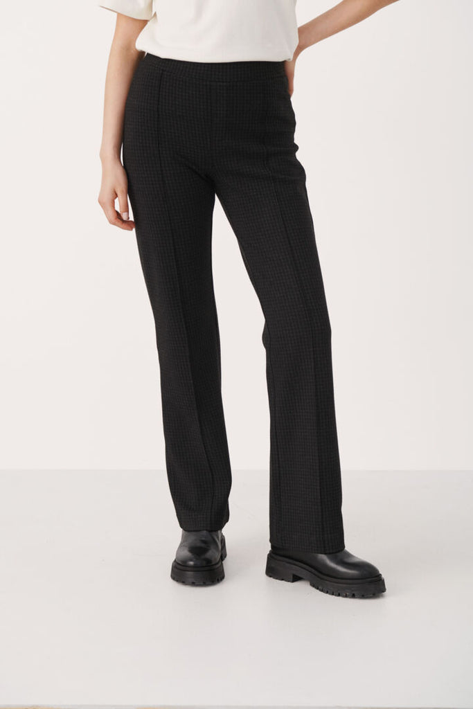 PONTAS PULL-ON TROUSER (DARK GREY CHECK) - PART TWO