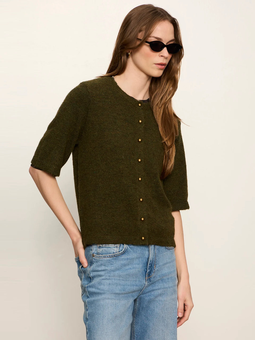 SHORT SLEEVE CARDIGAN (KALAMATA) - SANCTUARY