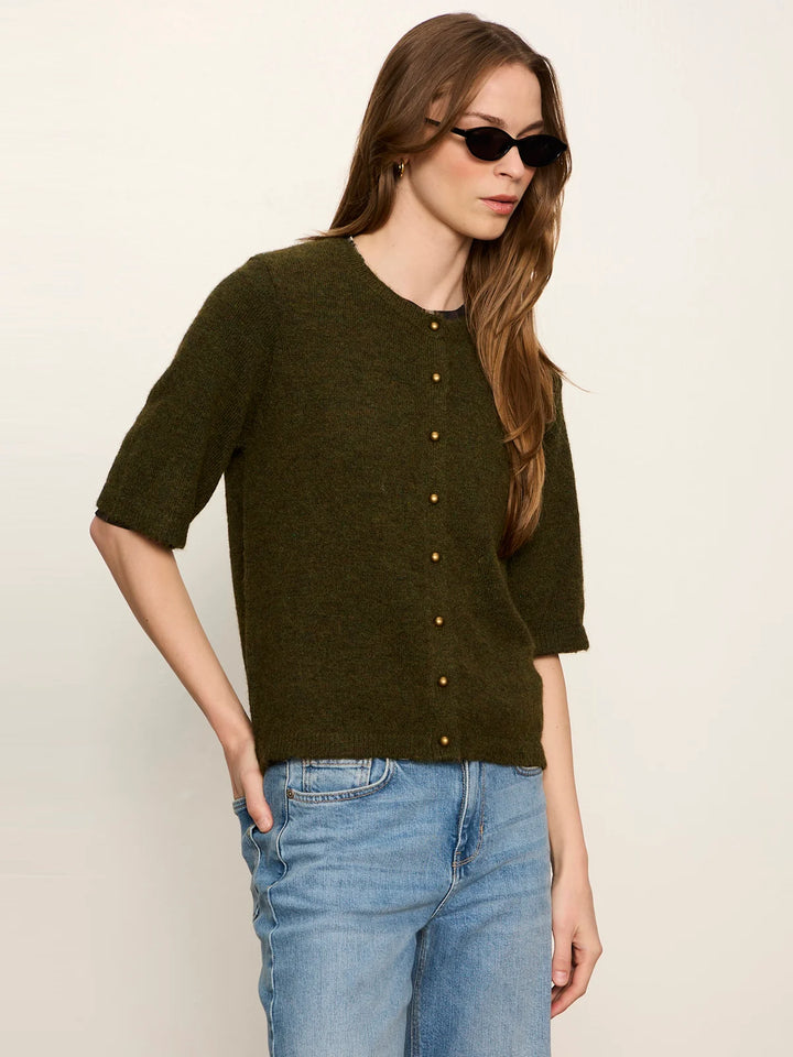 SHORT SLEEVE CARDIGAN (KALAMATA) - SANCTUARY