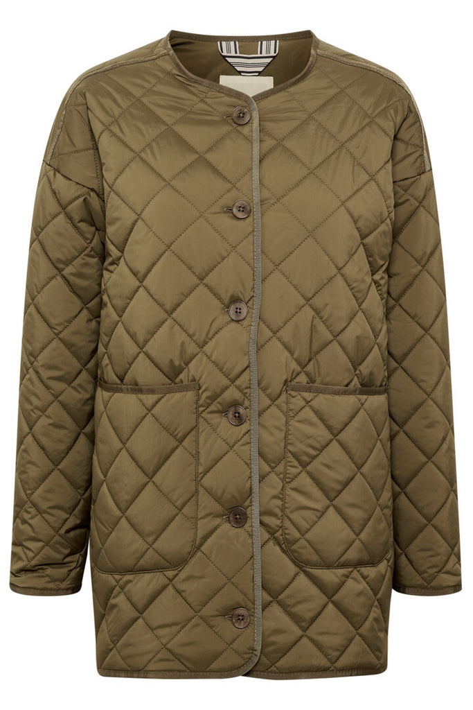 CASEY QUILTED COAT (CAPERS) - PART TWO