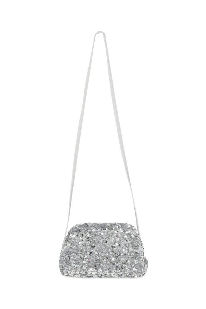 DALINA SEQUIN CLUTCH (SILVER) - PART TWO
