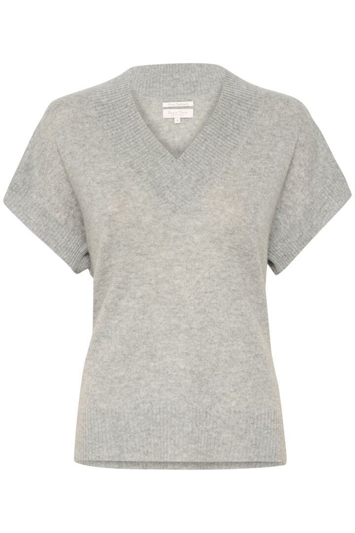 HEVIN CASHMERE SHORT SLEEVE PULLOVER - PART TWO