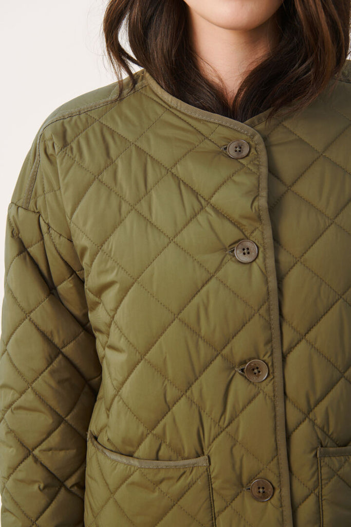 CASEY QUILTED COAT (CAPERS) - PART TWO