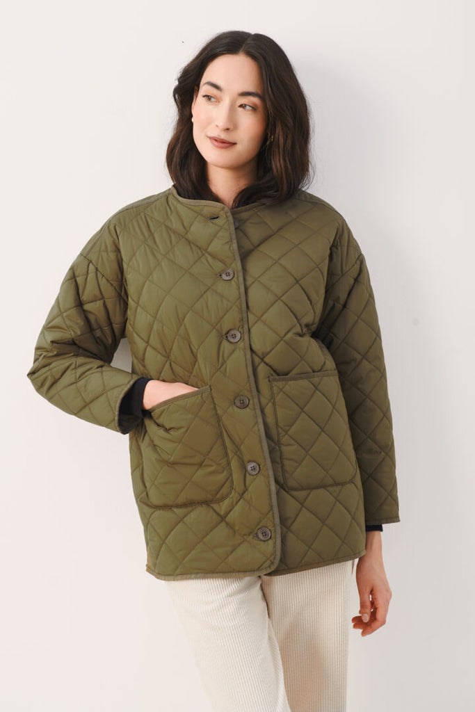 CASEY QUILTED COAT (CAPERS) - PART TWO