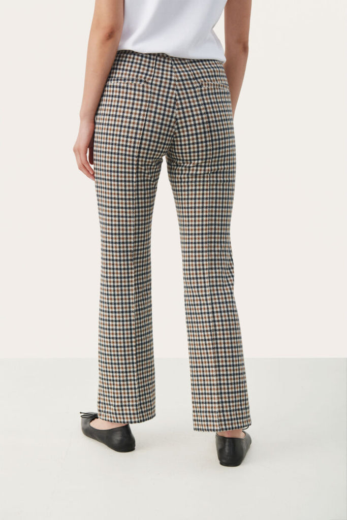 PONTAS PULL-ON TROUSER (BROWN CHECK) - PART TWO
