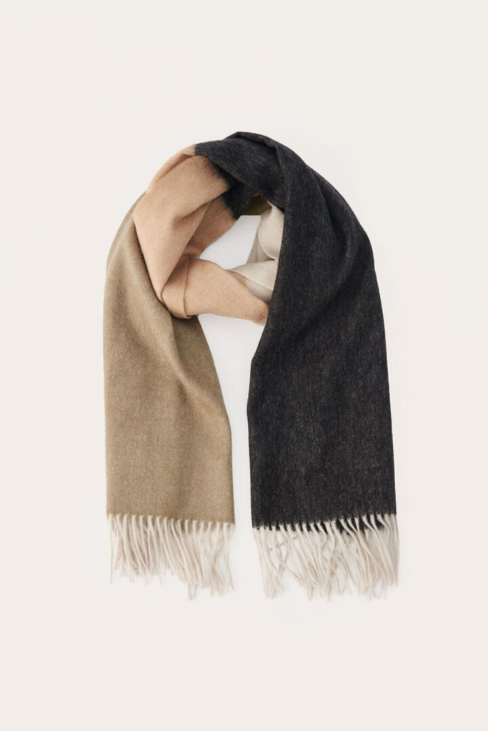 KECITA SCARF (NEUTRAL COLOUR BLOCK) - PART TWO