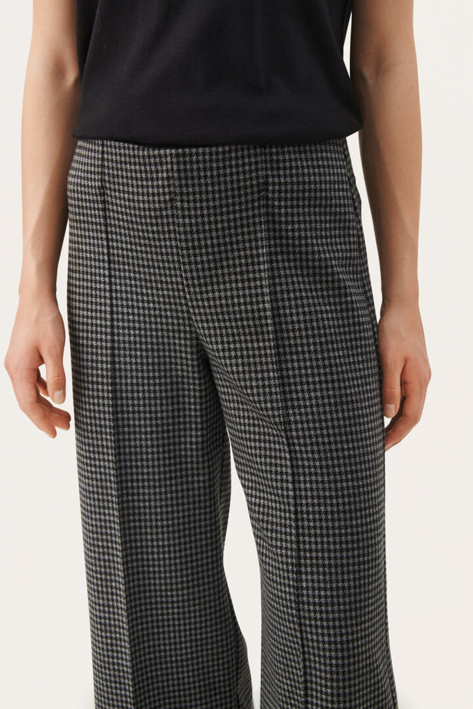 ILISAN PULL-ON TROUSER (MEDIUM GREY CHECK) - PART TWO
