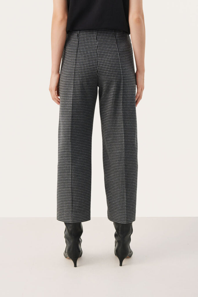 ILISAN PULL-ON TROUSER (MEDIUM GREY CHECK) - PART TWO