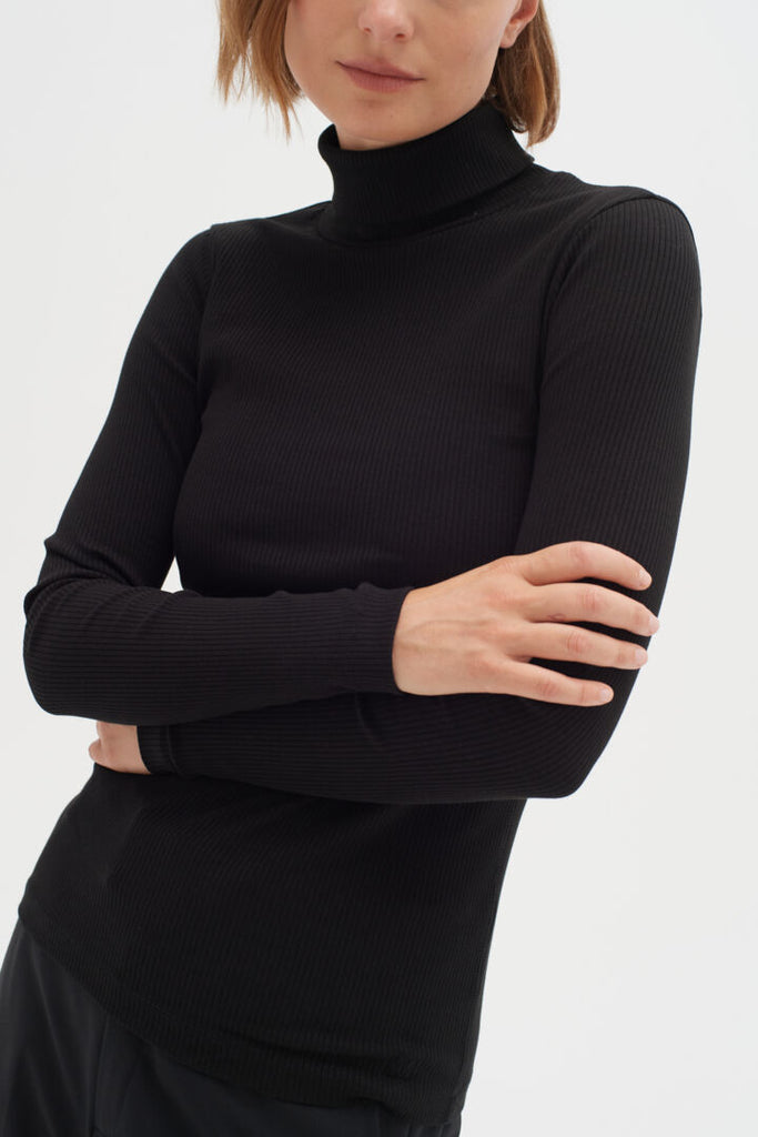 DAGNA TURTLENECK (BLACK) - INWEAR