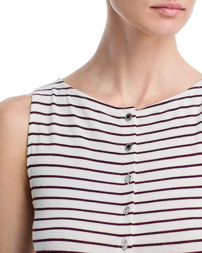 THE KNIT STRIPE BOATNECK TANK - RAG & BONE