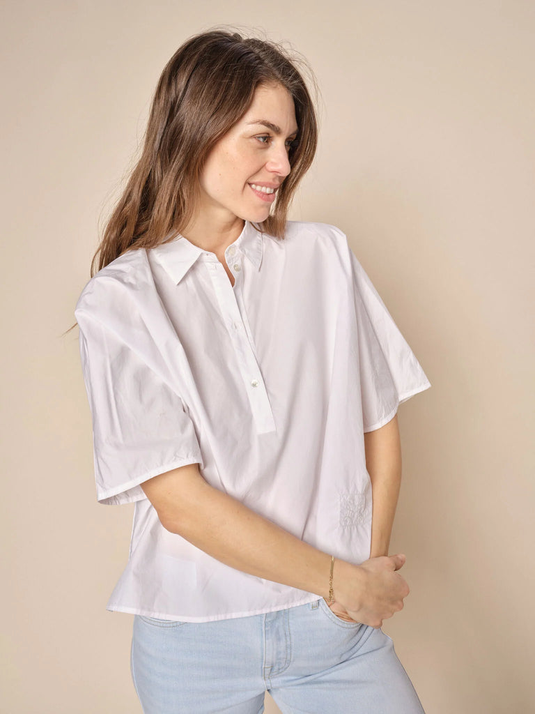 LOWANA COTTON BLOUSE - MOS MOSH