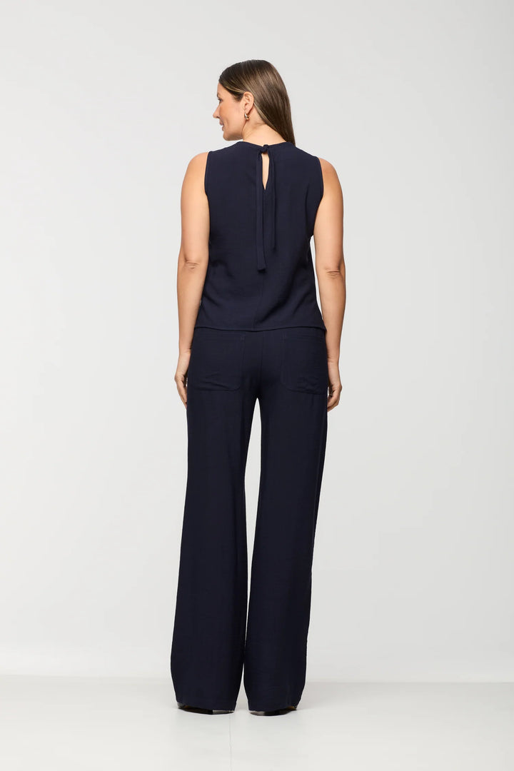 FUN TIE TOP (NAVY) - BRENDA BEDDOME