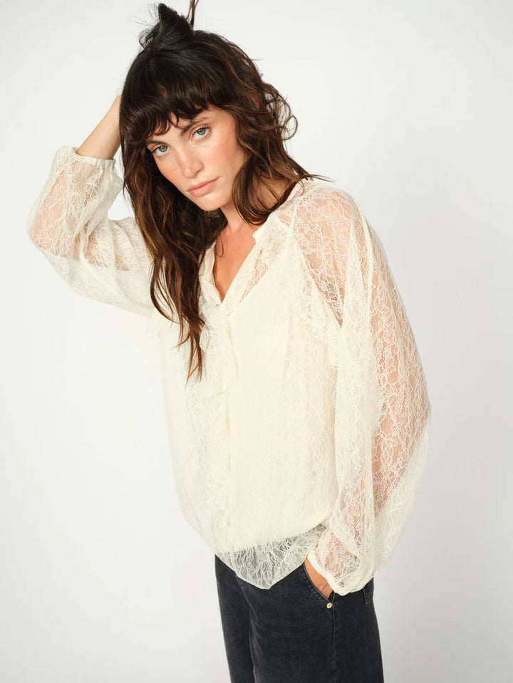 EIKA LACE BLOUSE - MOS MOSH