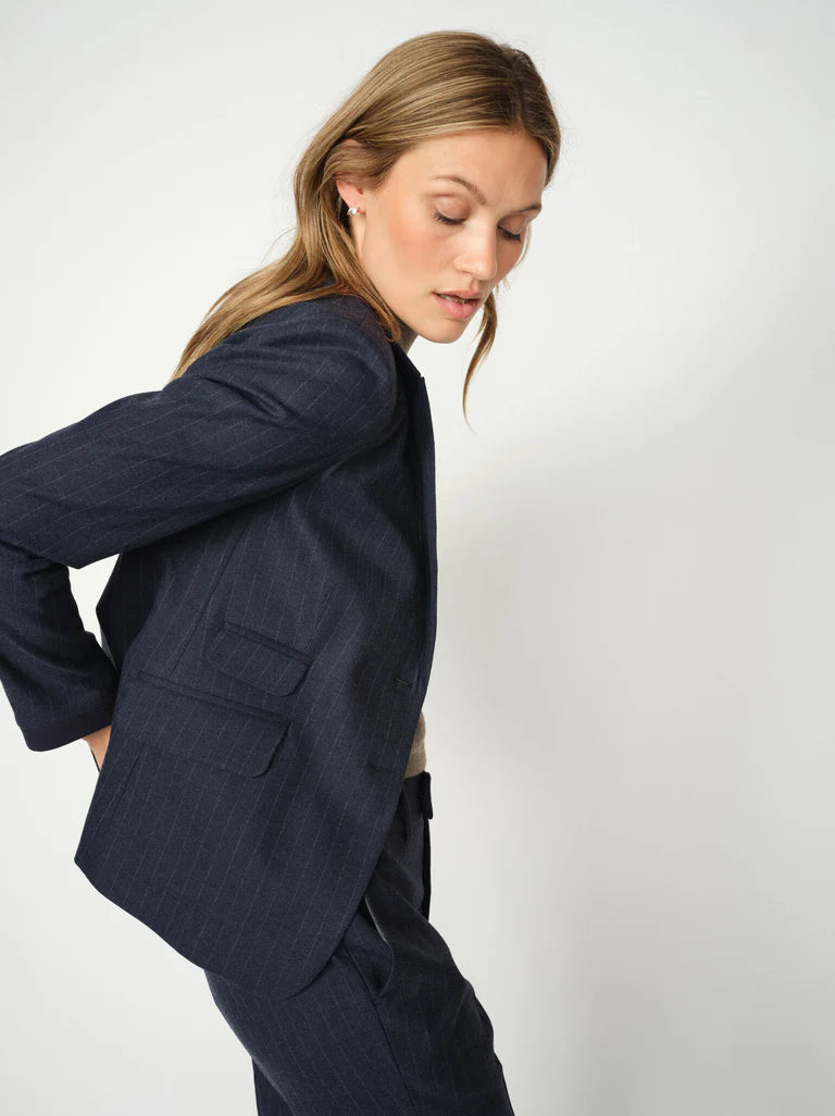 BLAKE CARIE BLAZER (MARITIME BLUE) - MOS MOSH