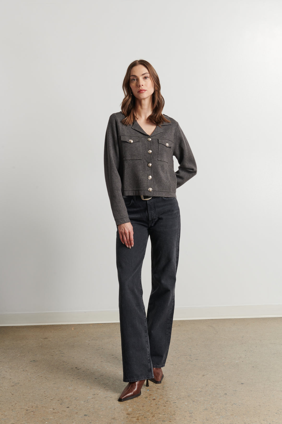 BIRDIE ELEVATED CARDIGAN - LINE