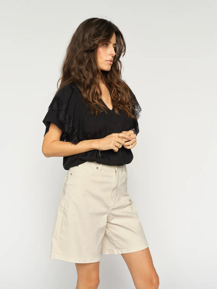 BATI LEN SHORTS (ECRU) - MOS MOSH