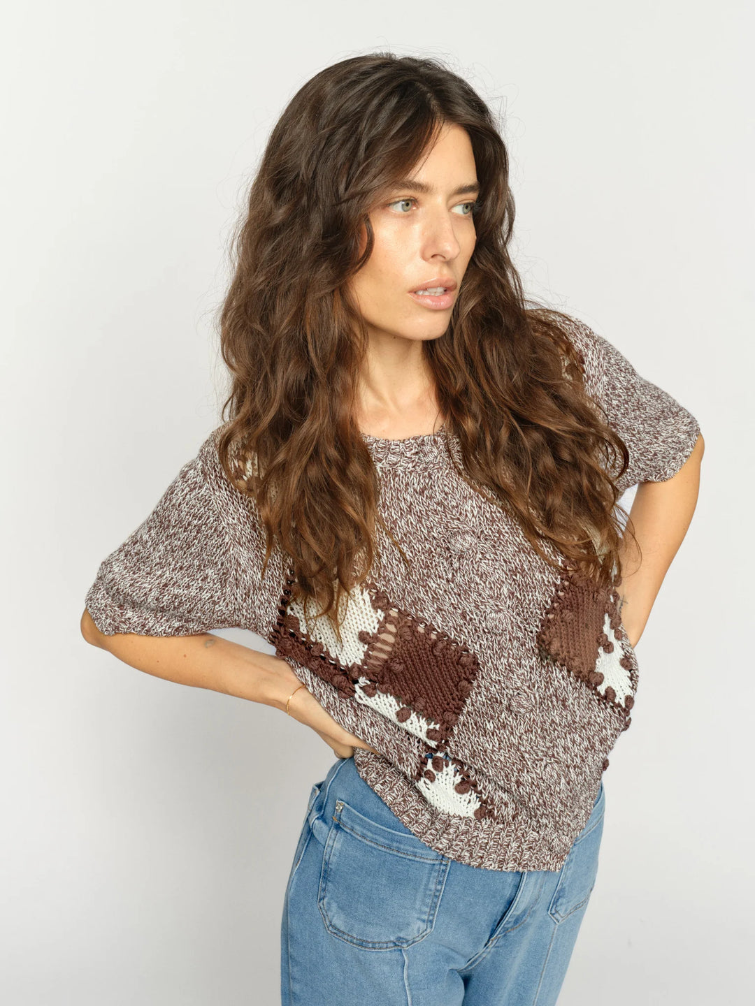 ELIO KNIT CARDIGAN (COFFEE QUARTZ) - MOS MOSH