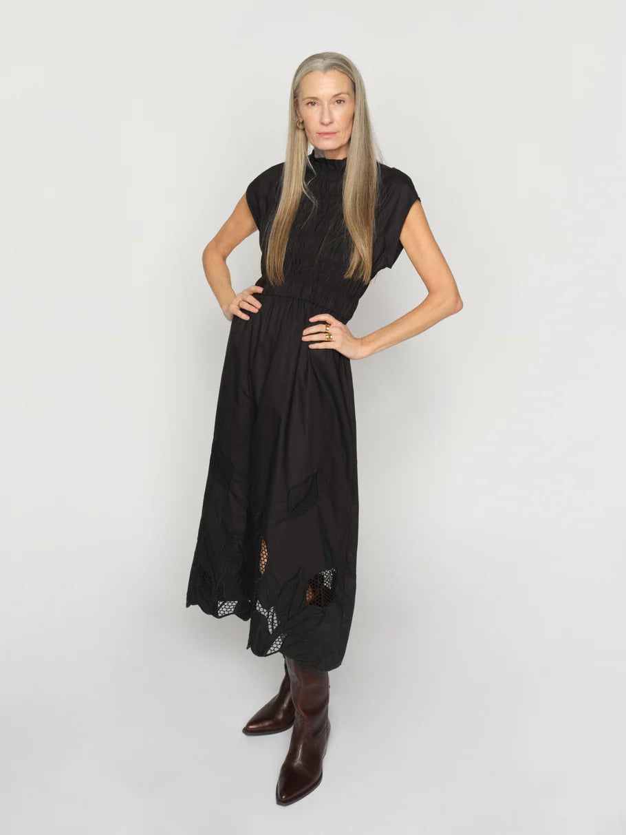 ARIA MONO DRESS (BLACK) - MOS MOSH