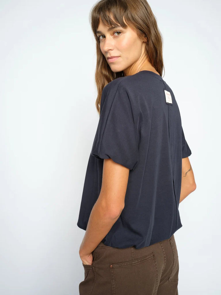 ELLI O-SS BALOON TEE (SALUTE NAVY) - MOS MOSH