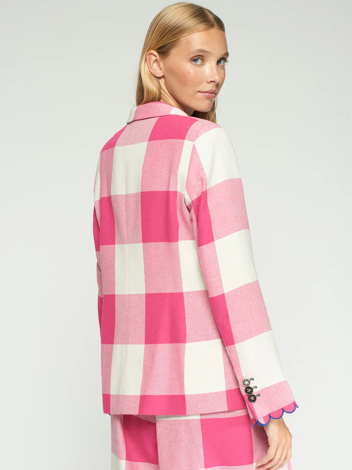 HILLARY EMB JACKET (PINK) - VILAGALLO