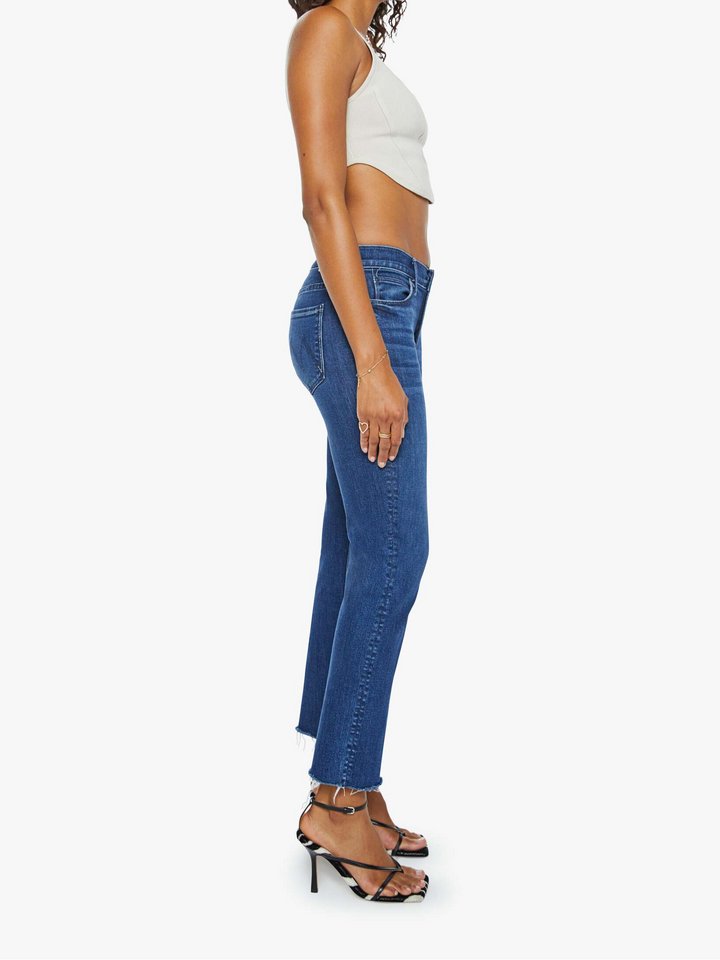 MID RISE DAZZLER ANKLE FRAY (FANCY MEETING YOU HERE) - MOTHER