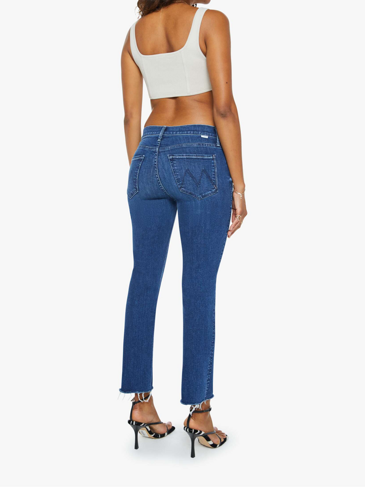 MID RISE DAZZLER ANKLE FRAY (FANCY MEETING YOU HERE) - MOTHER