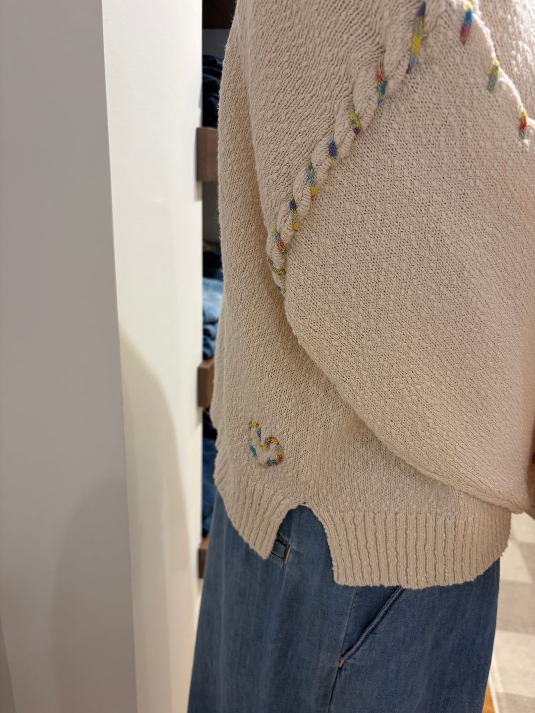 SIENNA CARDIGAN (ECRU) - KERRI ROSNETHAL