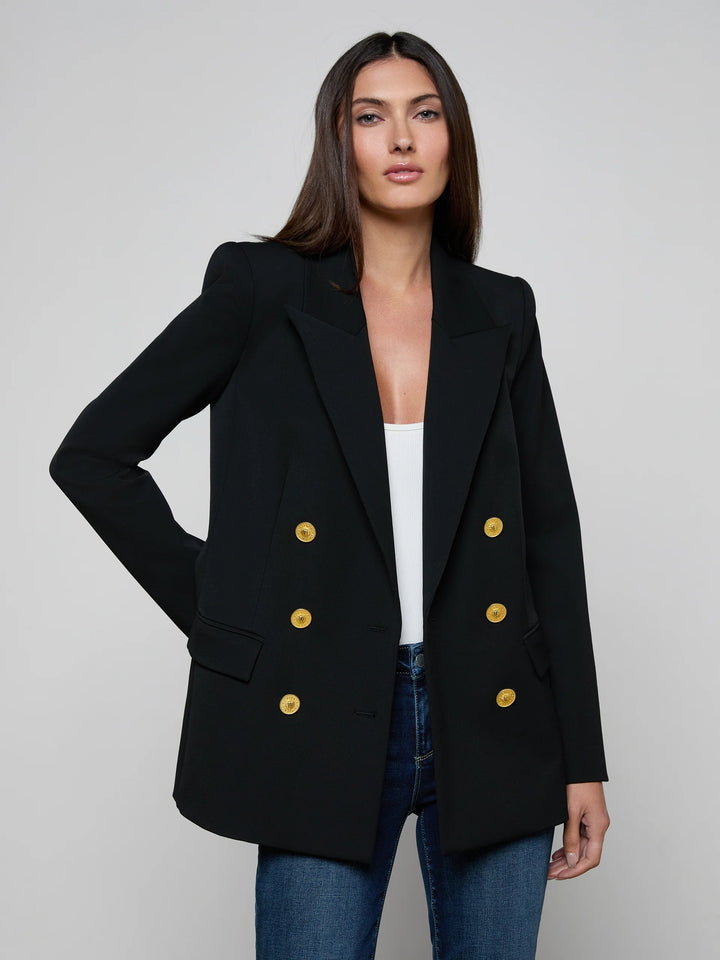 CAMBRIE OVERSIZED STRUCTURED BLAZER - L'AGENCE