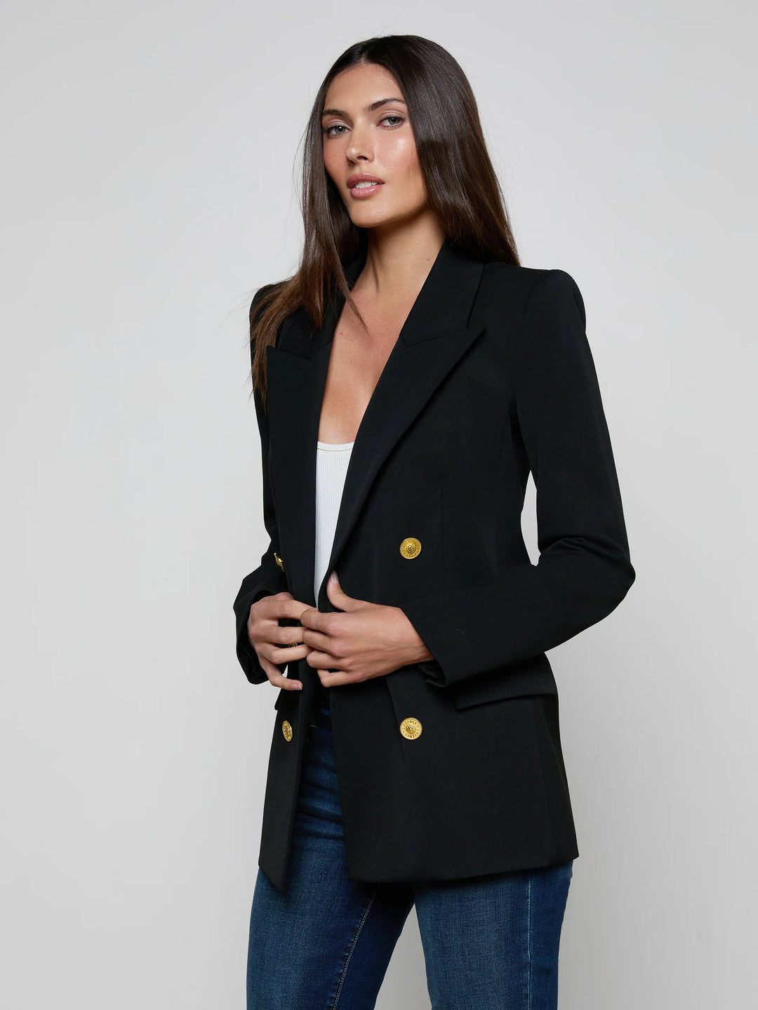 CAMBRIE OVERSIZED STRUCTURED BLAZER - L'AGENCE