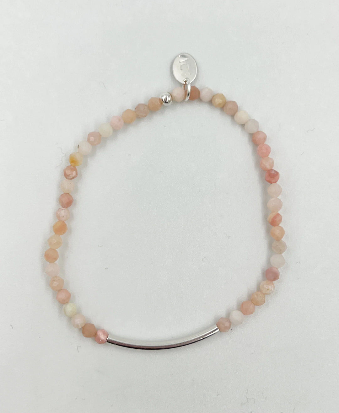 SUMMER SANDBAR BRACELET (SILVER PINK OPAL) - SASKIA DEVRIES