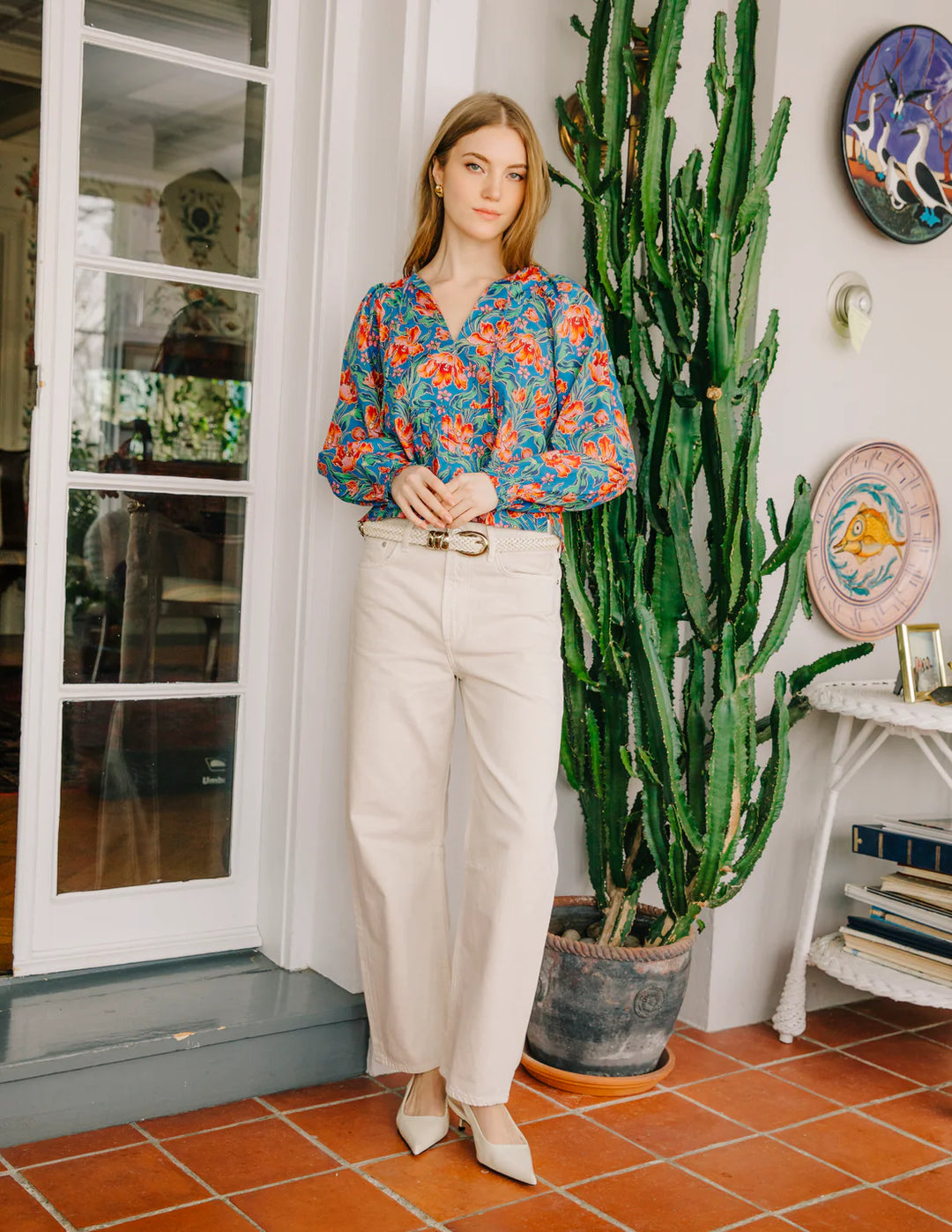 JUNIE TOP (ARCHIVE TULIP LIBERTY PRINT) - LOVE THE LABEL