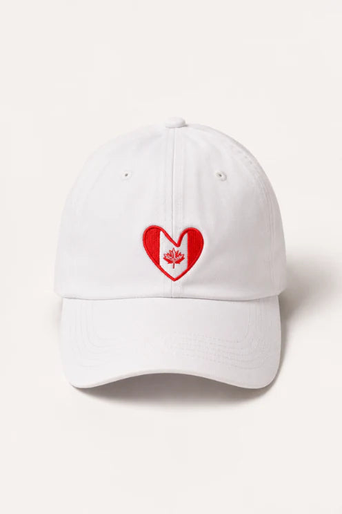 KR GLOWING HEARTS HAT (WHITE) - KERRI ROSENTHAL
