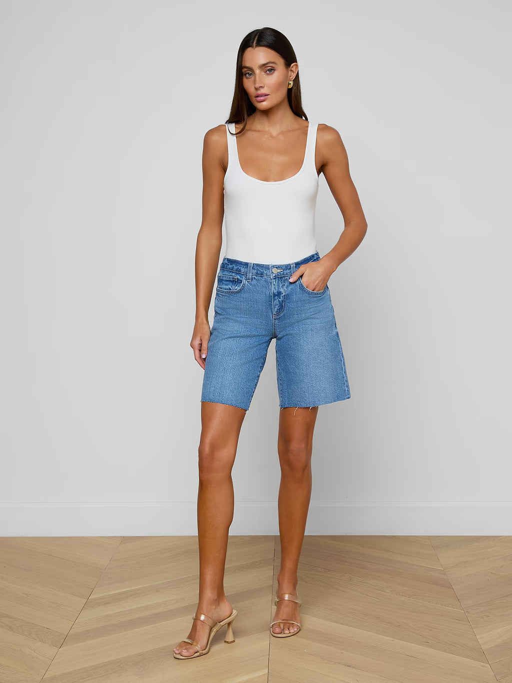 RIVER MID RISE BERMUDA SHORT (SCOTTSDALE) - L'AGENCE