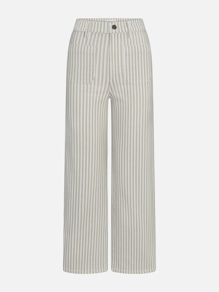 THE ANCHOR PANT (FLAX STRIPE) - FRAME