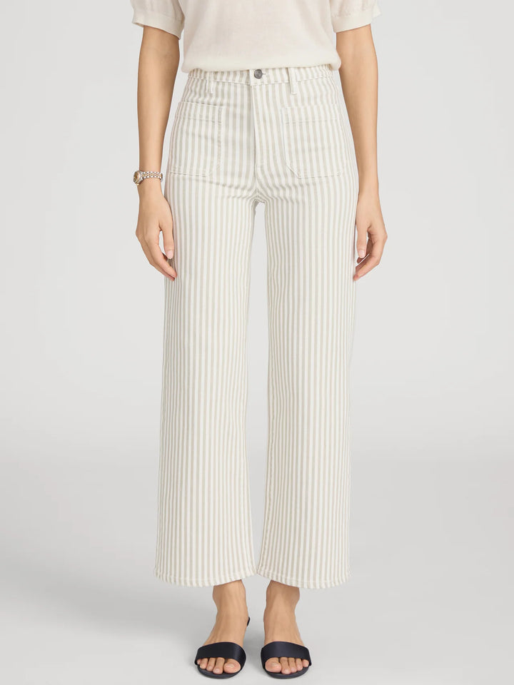 THE ANCHOR PANT (FLAX STRIPE) - FRAME