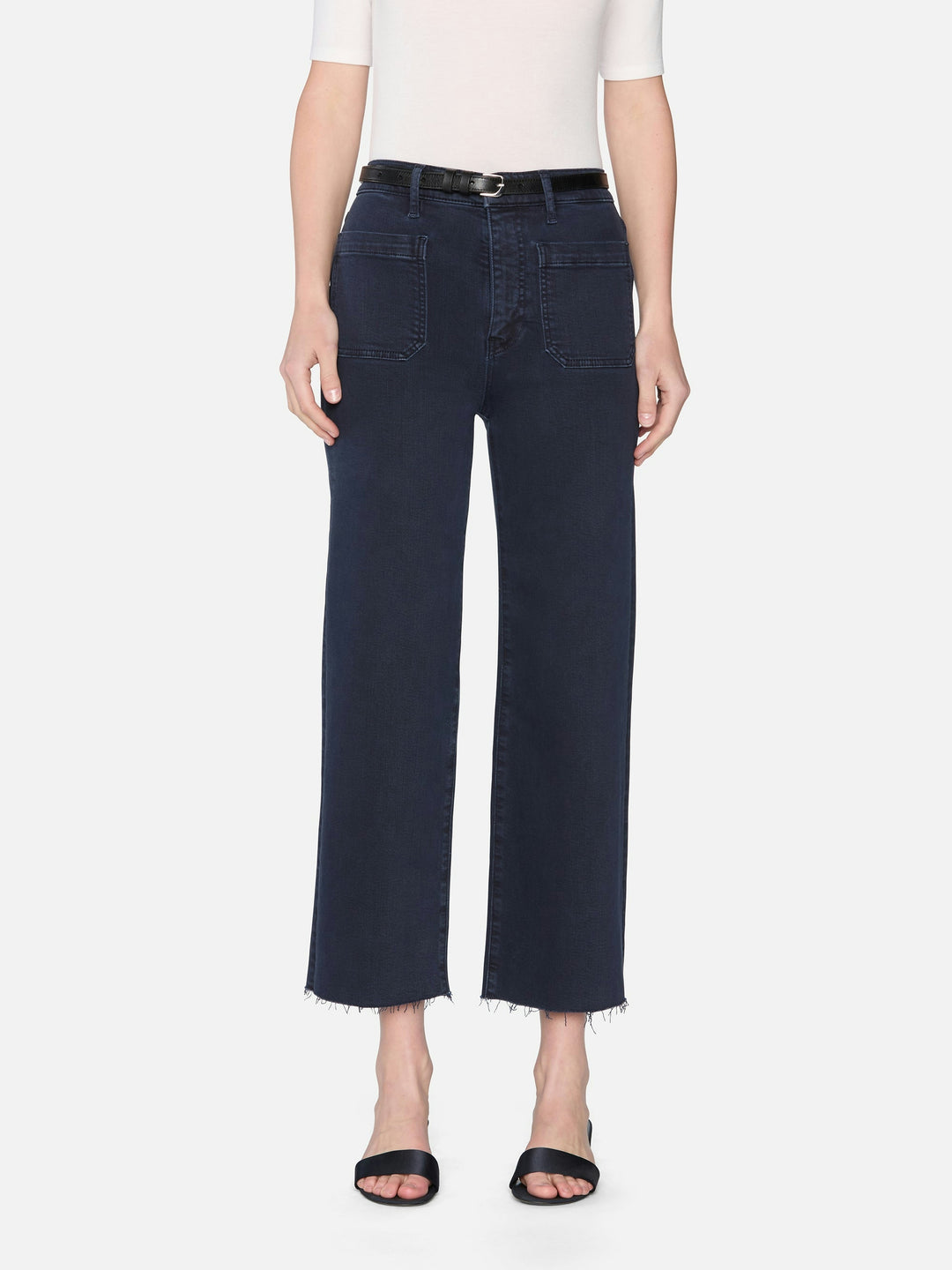 THE ANCHOR PANT (NAVY RAW FRAY) - FRAME