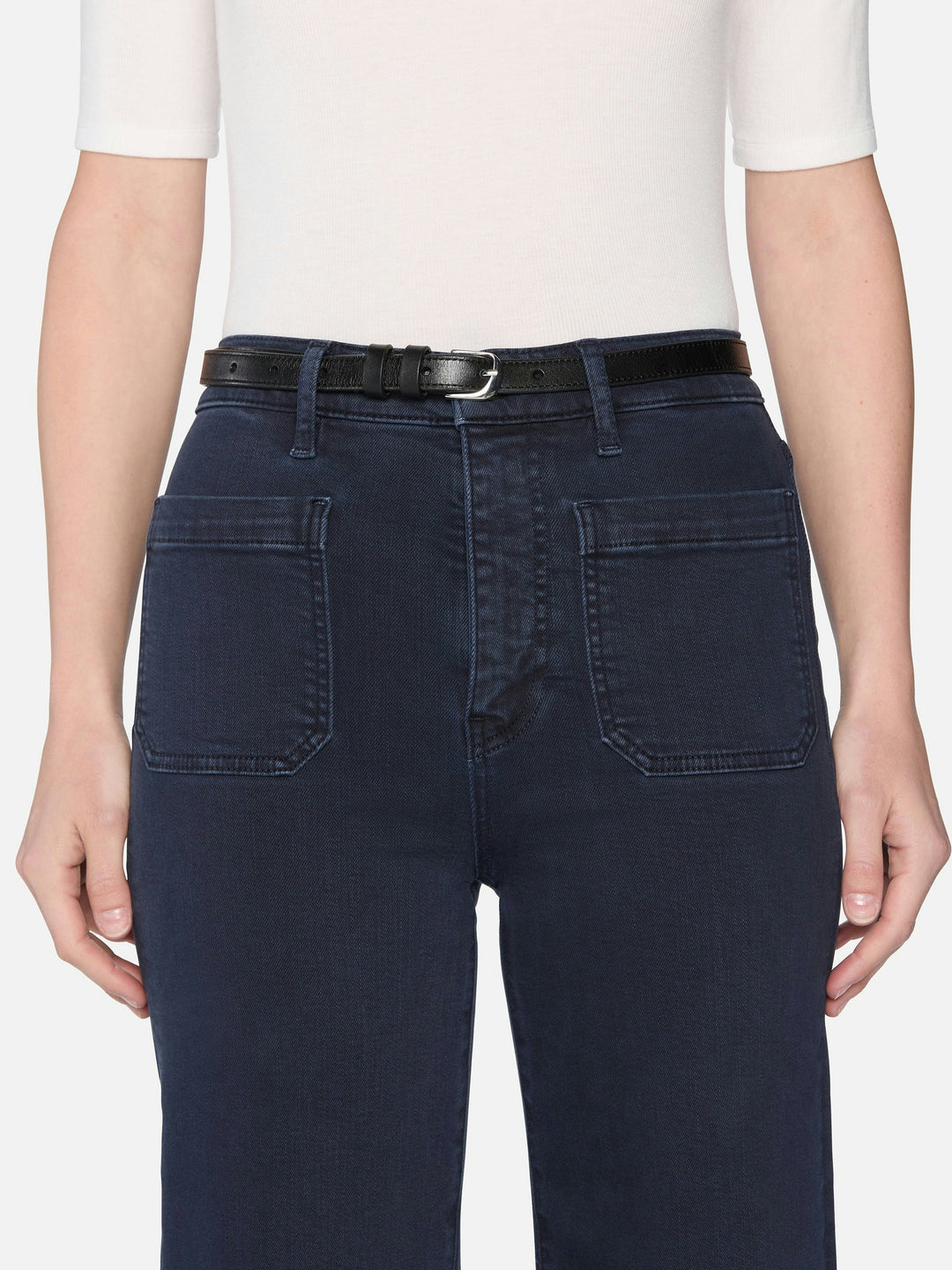 THE ANCHOR PANT (NAVY RAW FRAY) - FRAME