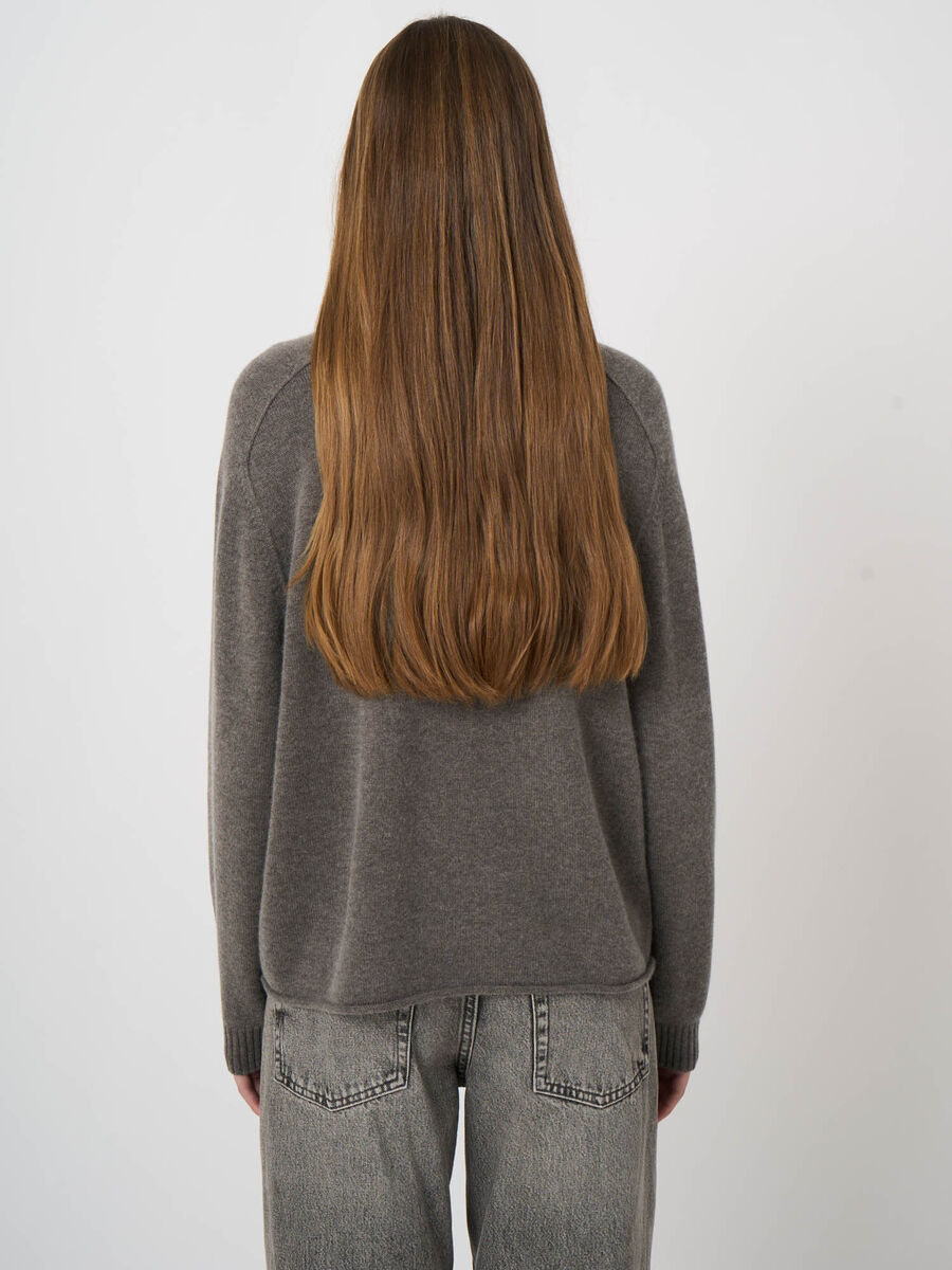 WOOL-CASHMERE ARGYLE SWEATER (ROCK) - REPEAT